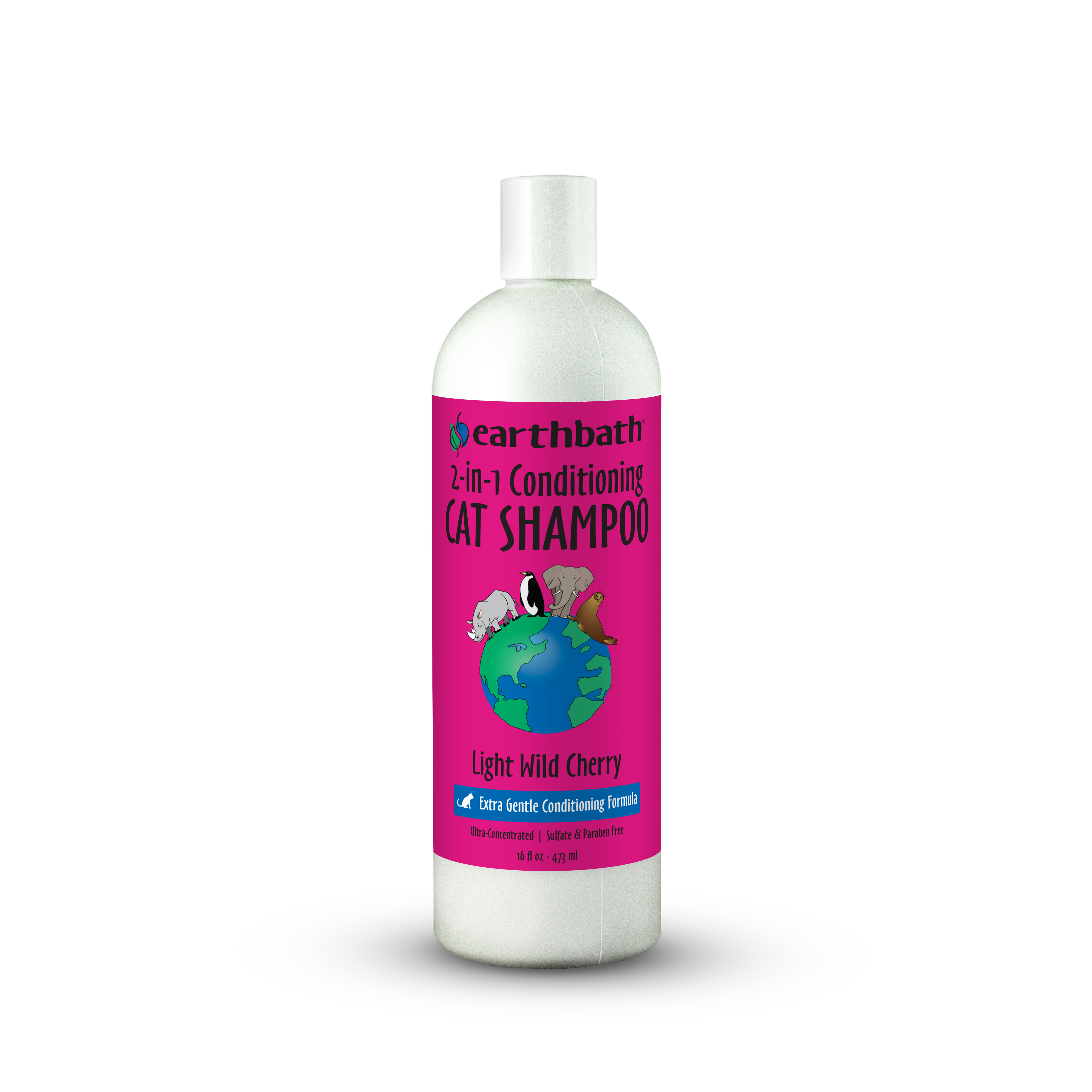 Cat Shampoo, Sensitive Skin, Plant-Based | earthbath®