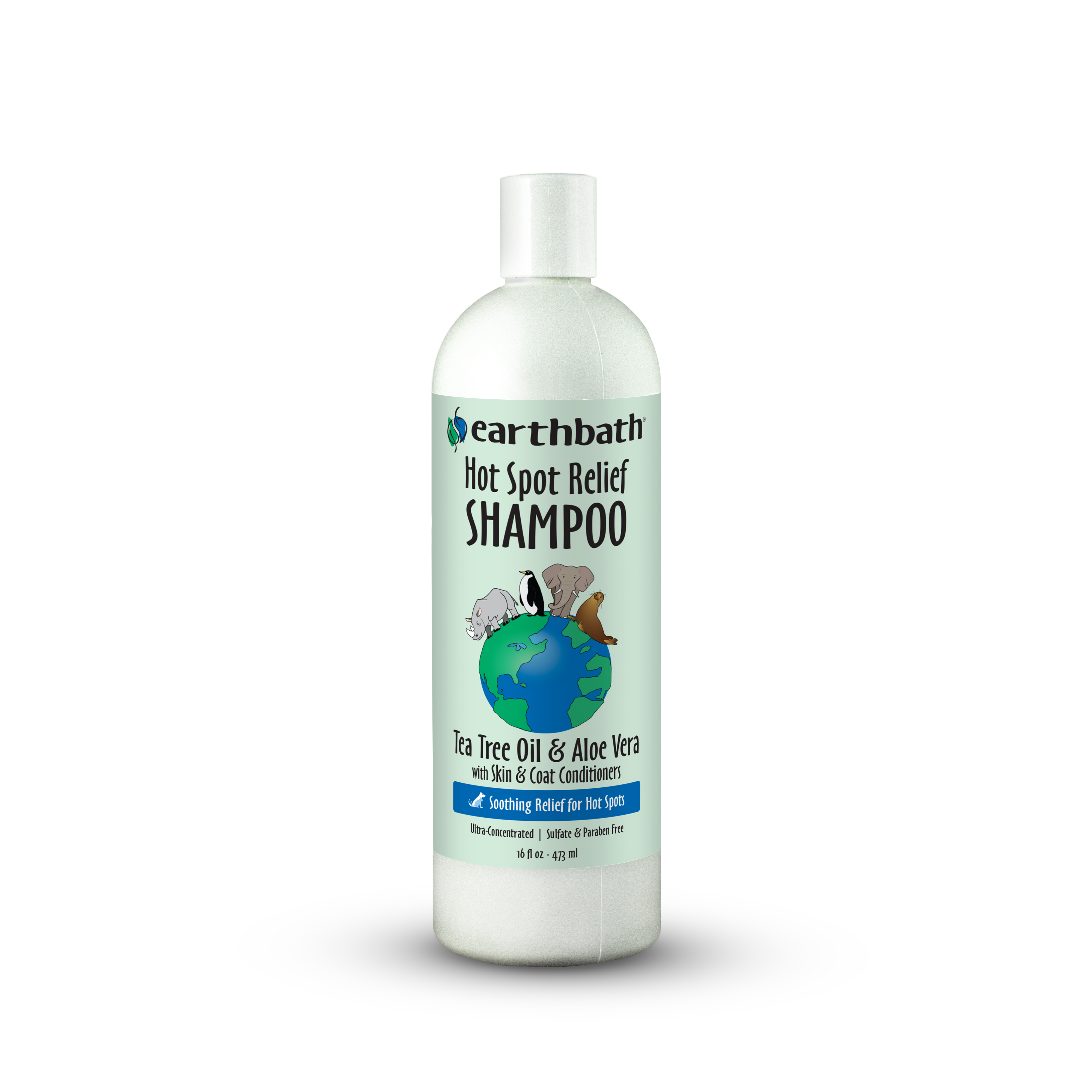 sulfate free aloe vera shampoo Hot Spot Relief Dog Shampoo with Tea Tree Oil