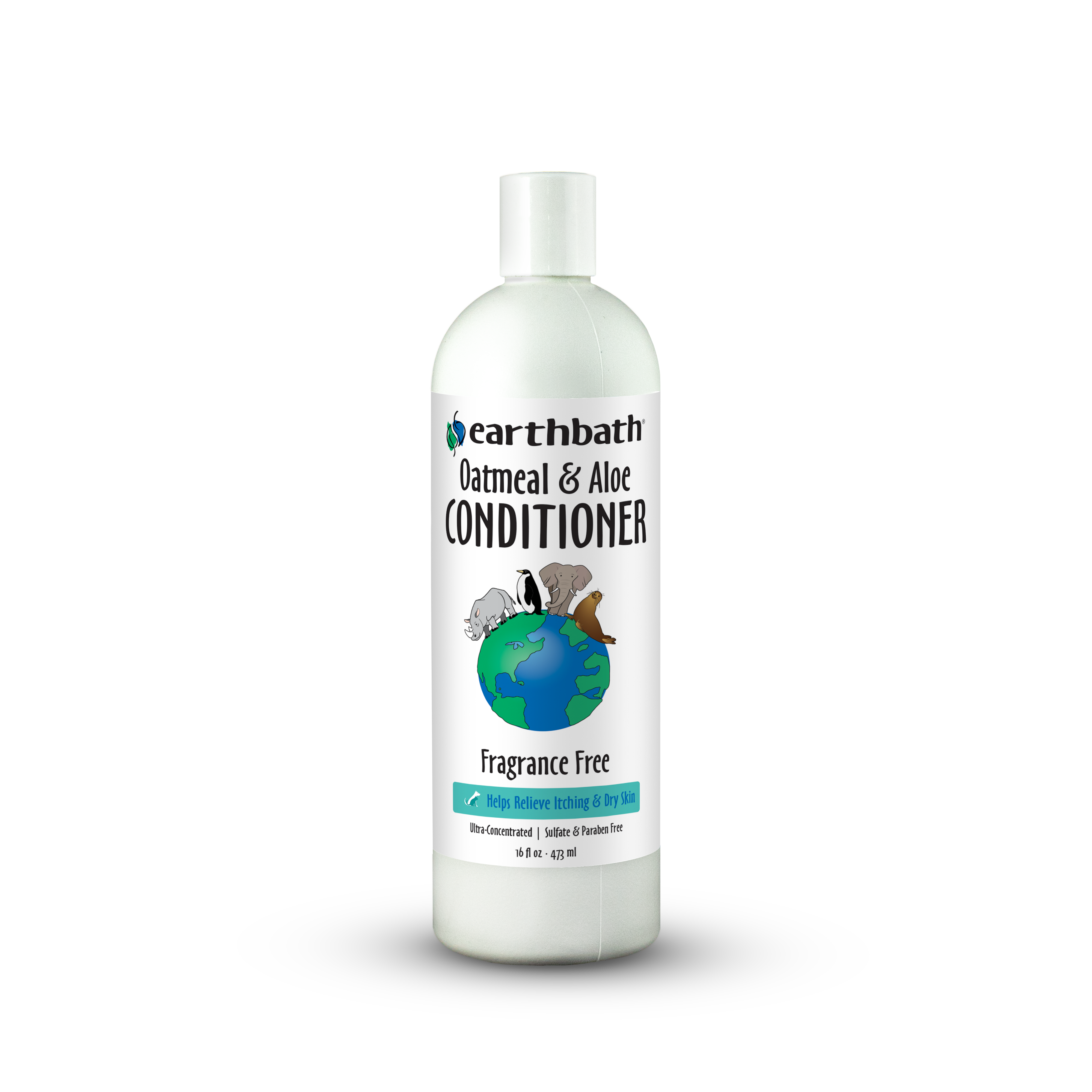 Earthbath Fragrance Free Oatmeal & Aloe Conditioner 16 oz