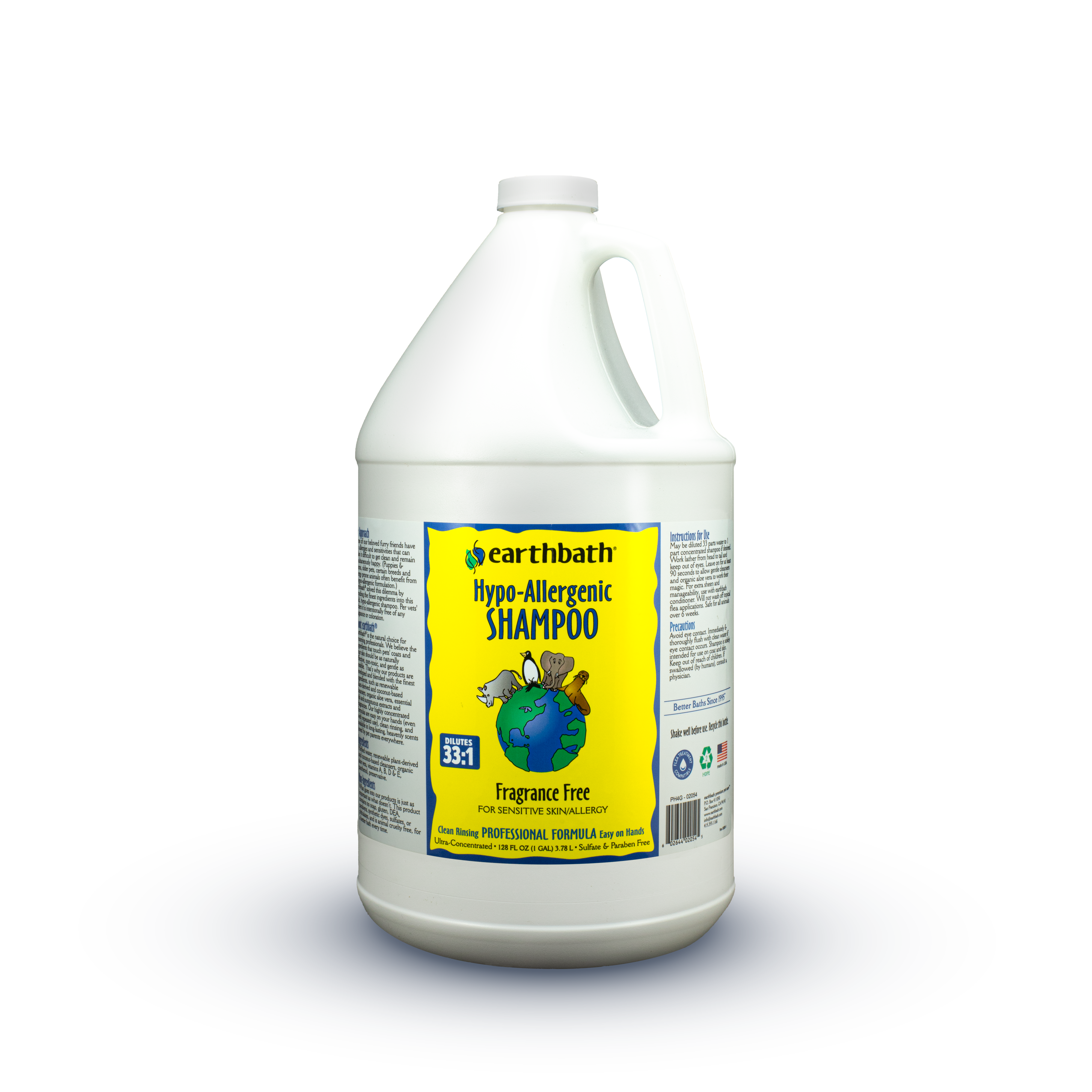 Hypoallergenic Shampoo | Gallon | earthbath®