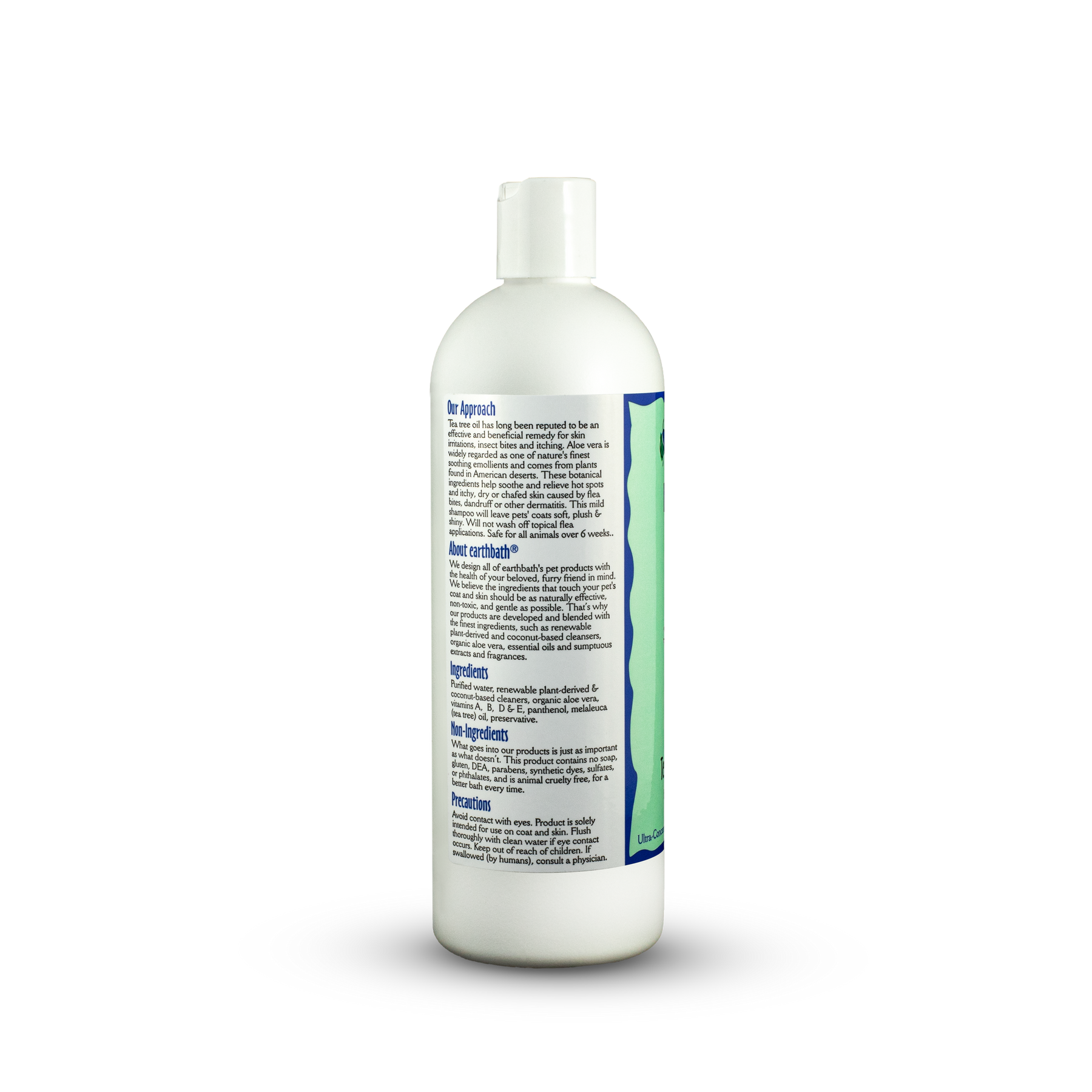 earthbath® Hot Spot Relief Shampoo, Tea Tree Oil & Aloe Vera, Helps Soothe Hot Spots & Skin Conditions, Made in USA, 16 oz