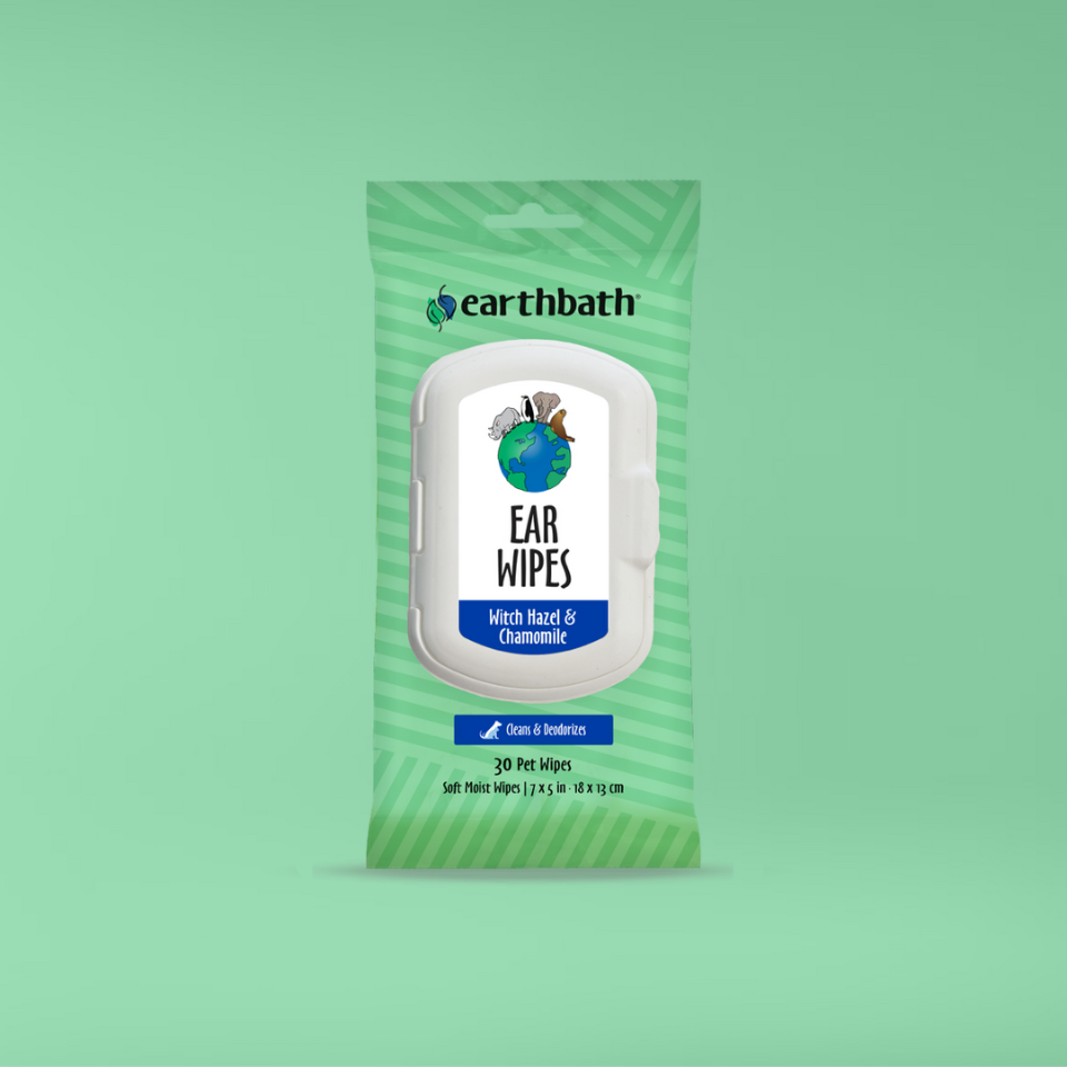 earthbath plant-based ear wipes