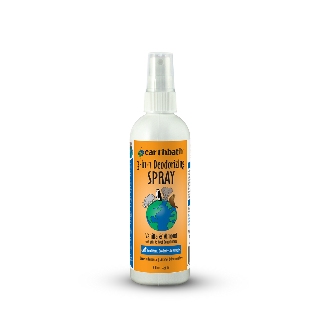 Vanilla Almond Deodorizing Spray, Conditions & Detangles | earthbath®