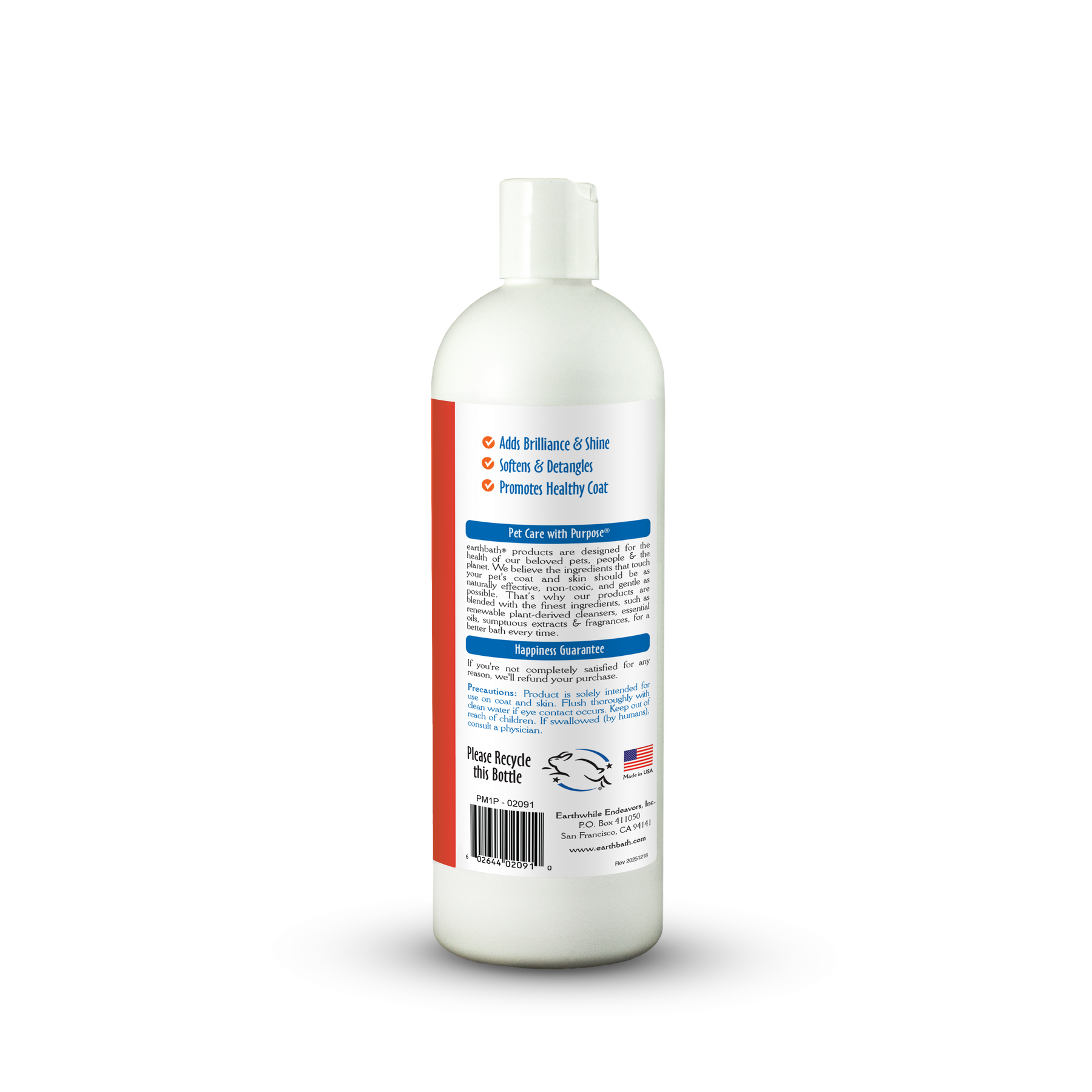 Bottle of cleaning solution with a label on a white background