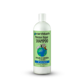 A bottle of Earthbath Moisture Repair Shampoo with Avocado & Calendula, shown on a white background.