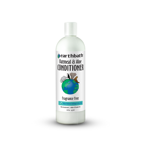 Earthbath Oatmeal & Aloe Conditioner bottle on a white background