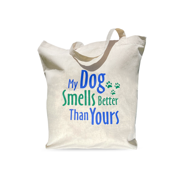 CafePress Three Dog Night Natural Canvas Tote Bag - Reusable Shopping Bag, Two Sizes